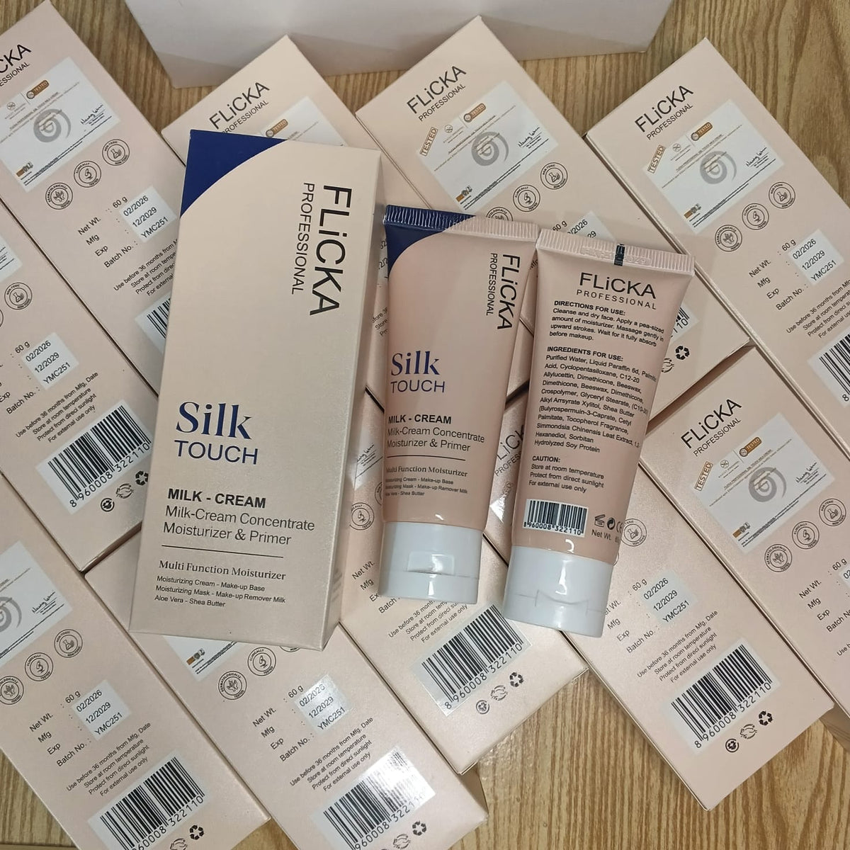 Flicka silk touch Milk-Cream moisturiser and Primer 60g (Original)